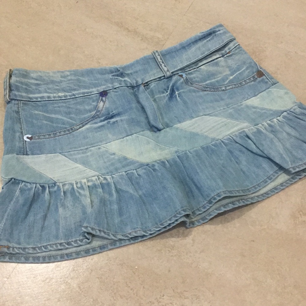 Replay denim mini skirt in size 27